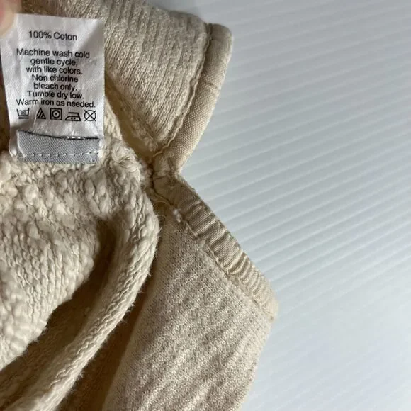 J. Crew 100% Cotton Boxy Womens Beige Pullover Shirt Sz Small - Picture 4 of 7